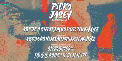 Picko Jasey Font Poster 8