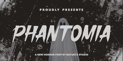 Phantomia Font Poster 1