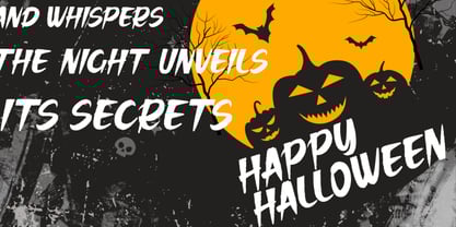 Phantomia Font Poster 5