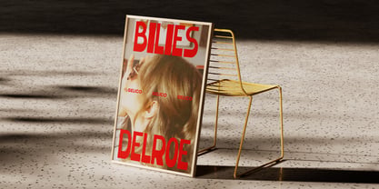 Gelico Condensed Font Poster 4