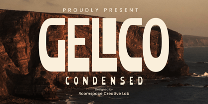 Gelico Condensed Font Poster 1