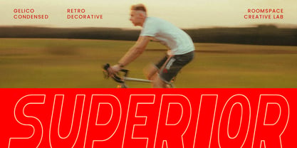 Gelico Condensed Font Poster 8