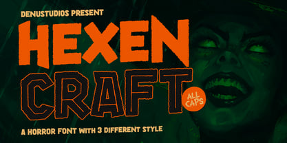 Hexen Craft Font Poster 1