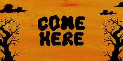 Funky Drip Font Poster 8