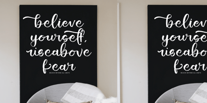 Shiny Cottage Font Poster 9