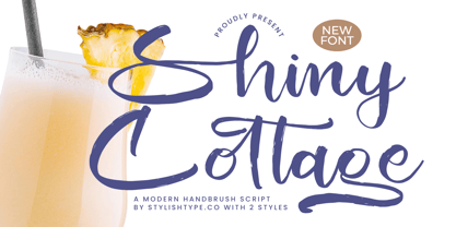 Shiny Cottage Font Poster 1