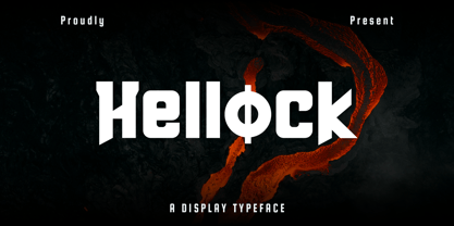 Hellock Font Poster 1
