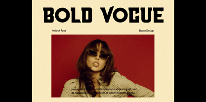 Hellock Font Poster 4