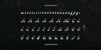 Bastille Fields Font Poster 11