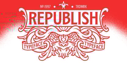 Republish Font Poster 9