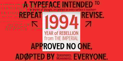 Republish Font Poster 7