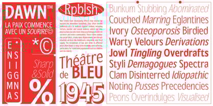 Republish Font Poster 6