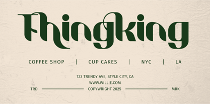 Willie Font Poster 9