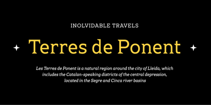 Ponent Font Poster 7