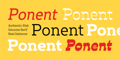 Ponent Font Poster 1