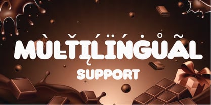 Choco Sans O Font Poster 5