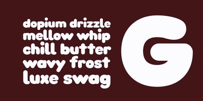 Choco Sans O Font Poster 11