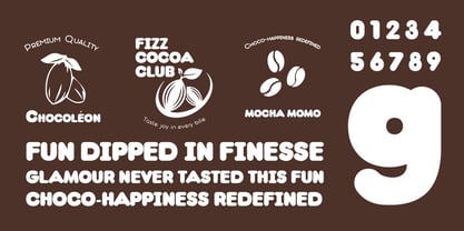 Choco Sans O Font Poster 7