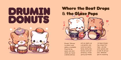 Choco Sans O Font Poster 13