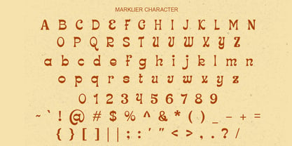 Marklier Font Poster 9