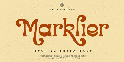 Marklier Font Poster 1