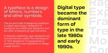 Vastory Futurist Font Poster 4