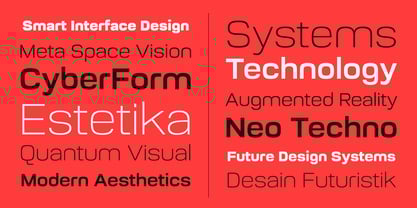 Vastory Futurist Font Poster 7
