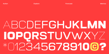 Vastory Futurist Font Poster 3