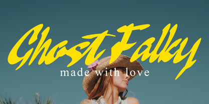 Ghost Falky Font Poster 1