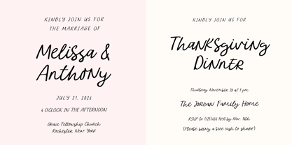 Spontaneous Charm Font Poster 9