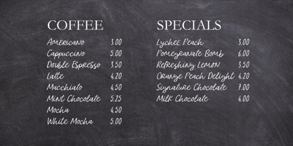 Spontaneous Charm Font Poster 14