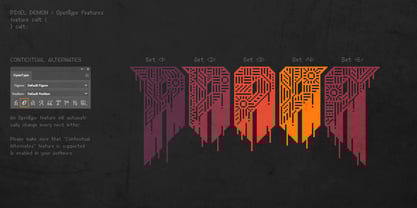 Pixel Demon Font Poster 5