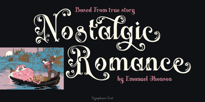 Nymphaea Font Poster 7