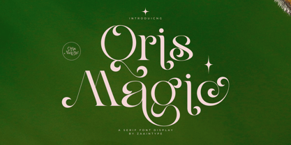 Qris Magic Font Poster 1