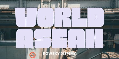 Rowsky Font Poster 2
