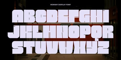 Rowsky Font Poster 5