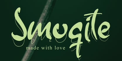 The Smoqite Font Poster 1