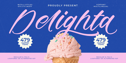 Delighta Font Poster 1