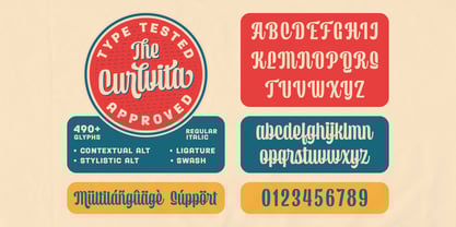 Curlvita Font Poster 3