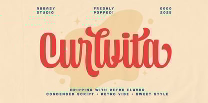 Curlvita Font Poster 1