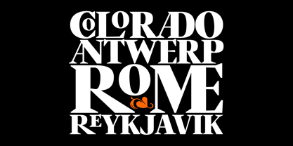 Sidera Font Poster 8