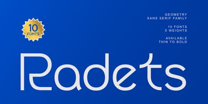 Radets Font Poster 1