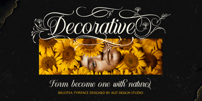 Billotea Font Poster 3