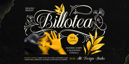 Billotea Font Poster 1
