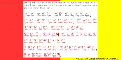 Cherokee Bickerdike 05 Font Poster 3