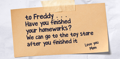 Permanent Marker Font Poster 2