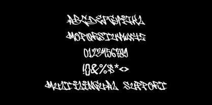 Wild Blitc Font Poster 2