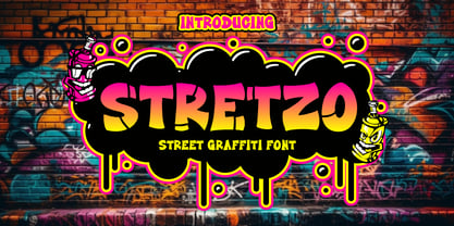 Stretzo Font Poster 1