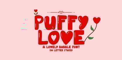 Puffy Love Font Poster 1