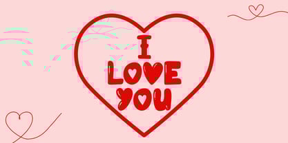 Puffy Love Font Poster 2